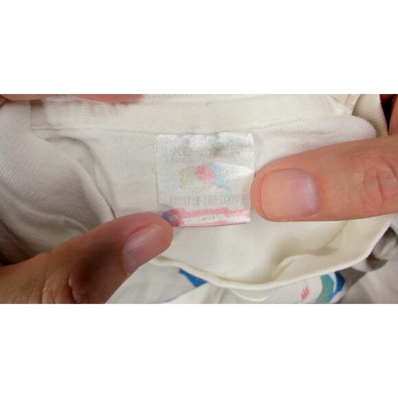 Vintage 90s Fruit Of The Loom Walk Your Talk Christian Graphic Tee Shirt XL - Picture 5 of 10